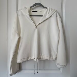 Tahari Cinched Waist Hoodie